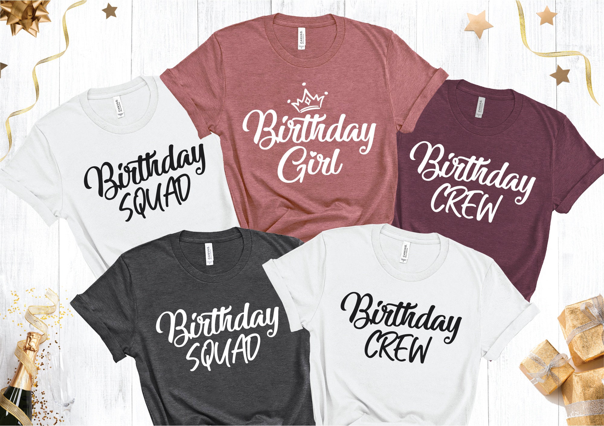 Birthday Group Shirts Birthday Girl Shirt Birthday Queen | Etsy