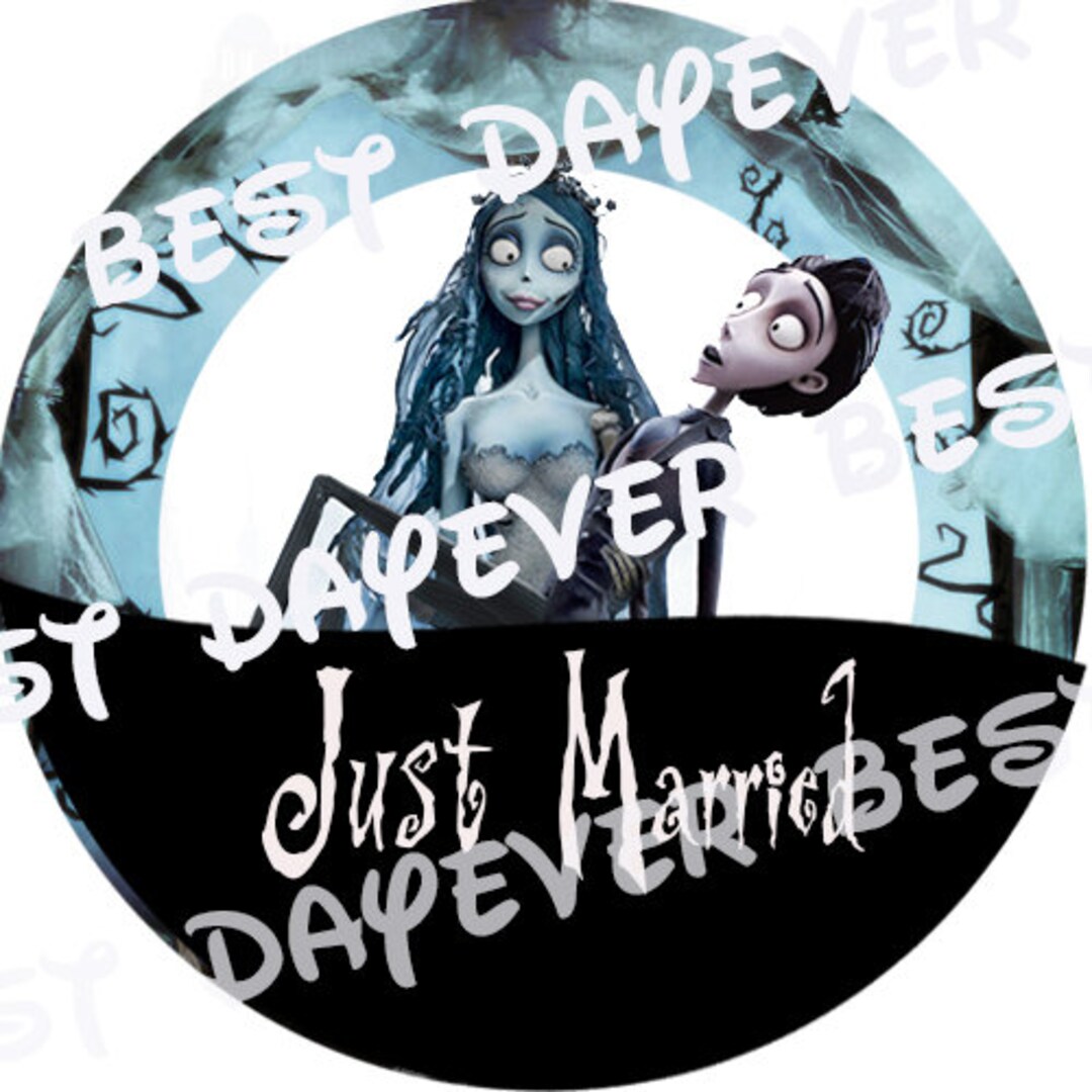 Tim Burton Corpse Bride Buttons-corpse Bride Pins-disney Wedding ...
