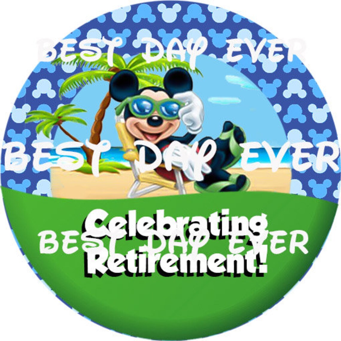 Disney Retirement Buttonsmickey Retirement Buttonsmickey Etsy