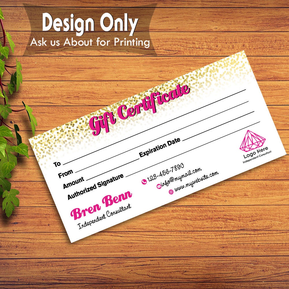 Paparazzi Gift Certificate - Etsy
