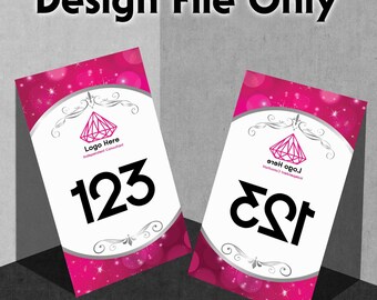 live number cards etsy