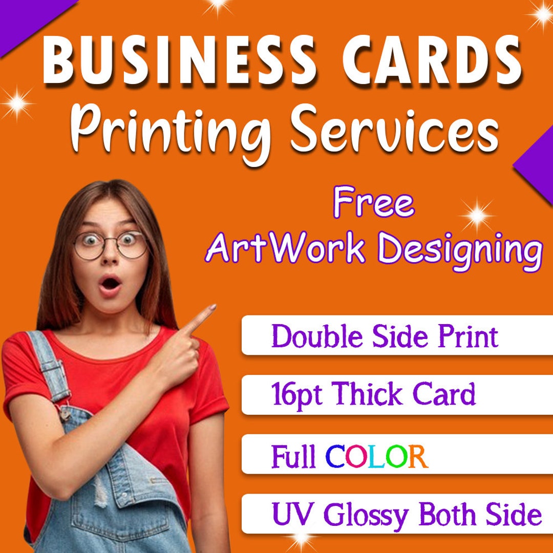 Custom Printed Business Cards_ Personalized Jewelry Business Cards_full Color 2 Side Printing UV