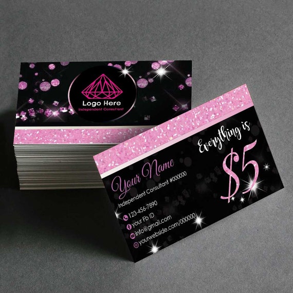 Personalized Jewelry Business Cards _ Custom Business Etsy
