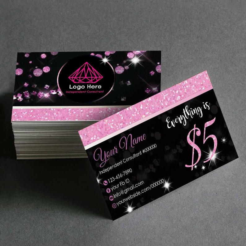 Personalized Jewelry Business Cards _ Custom Business Etsy