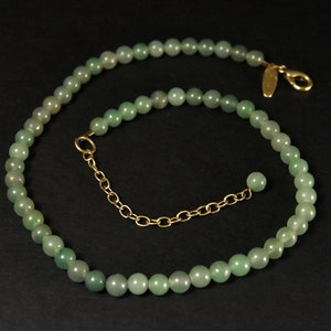 Lenora Dame Green Beaded Necklace