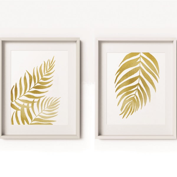 Gold Leaf Art Etsy