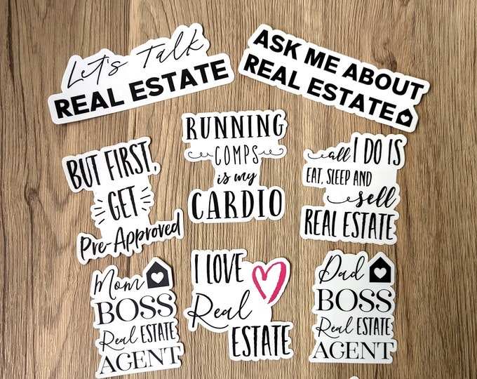 Licensed to Sell Real Estate Stickers, Realtor Sticker, Real Estate ...