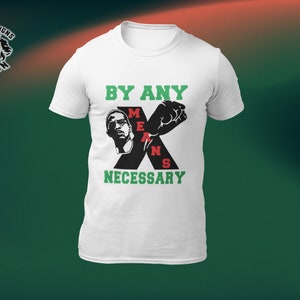 Malcolm X  Black History T-shirt