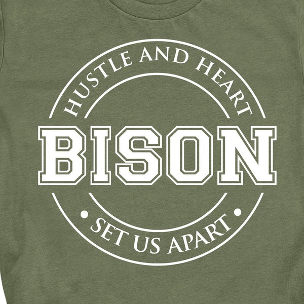 Bison Svg, Bison Hustle And Heart Set Us Apart Svg, It's In My DNA Bison Svg, Loud And Proud Bison Mom Svg, Bison Shirt Svg, Bison Mug Svg