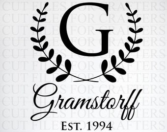 Download Letter G Monogram Etsy