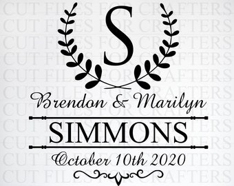 Download Wedding Monogram Svg Etsy