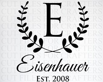 Download Monogram E Svg Etsy