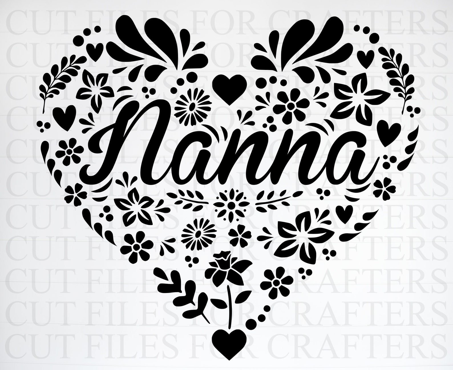 Nanna Svg The Best Nanna In The World Svg Granny Svg The Etsy