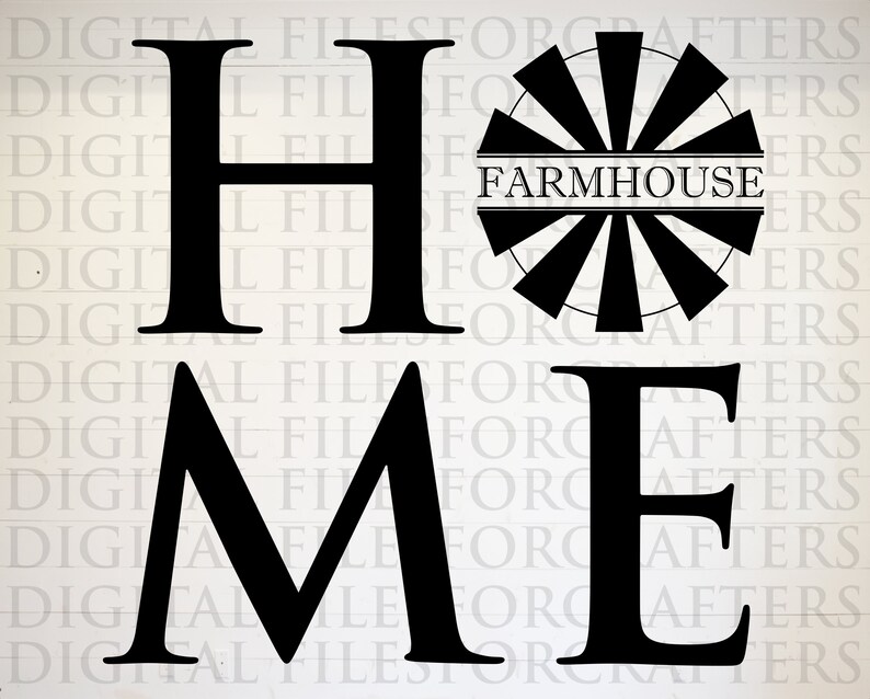Download Farmhouse Windmill Svg Home Windmill Svg Farmhouse | Etsy