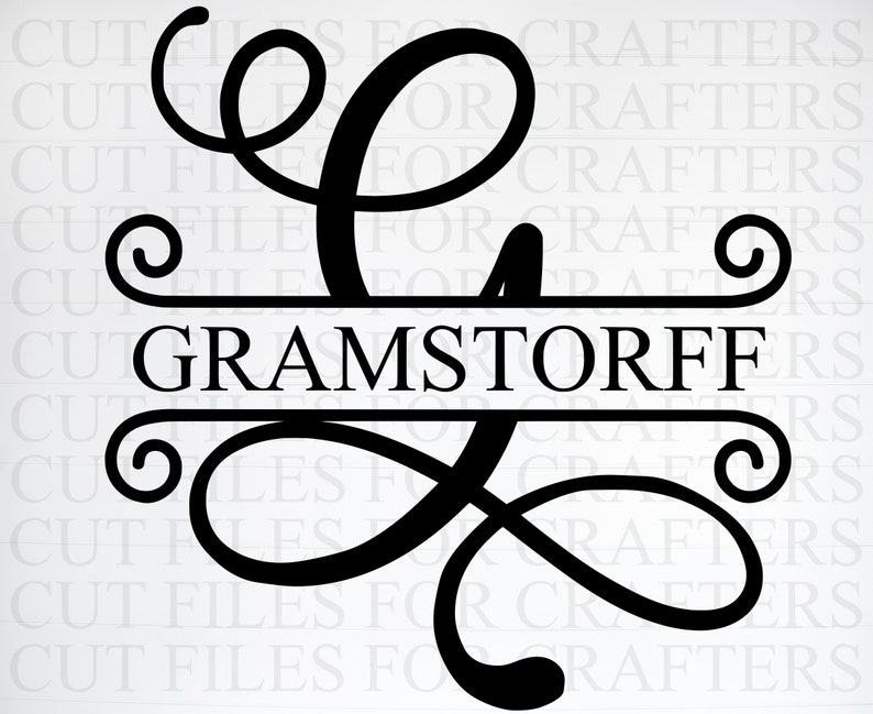 Download Personalized Last Name Monogram Svg Personalized Wedding ...