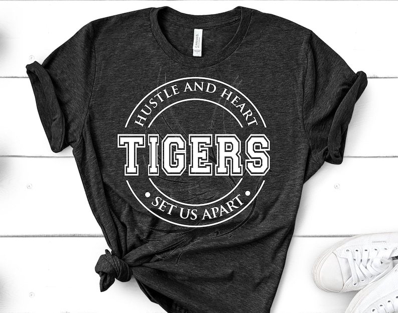 Download Tigers Hustle and heart set us apart svg Tigers svg | Etsy