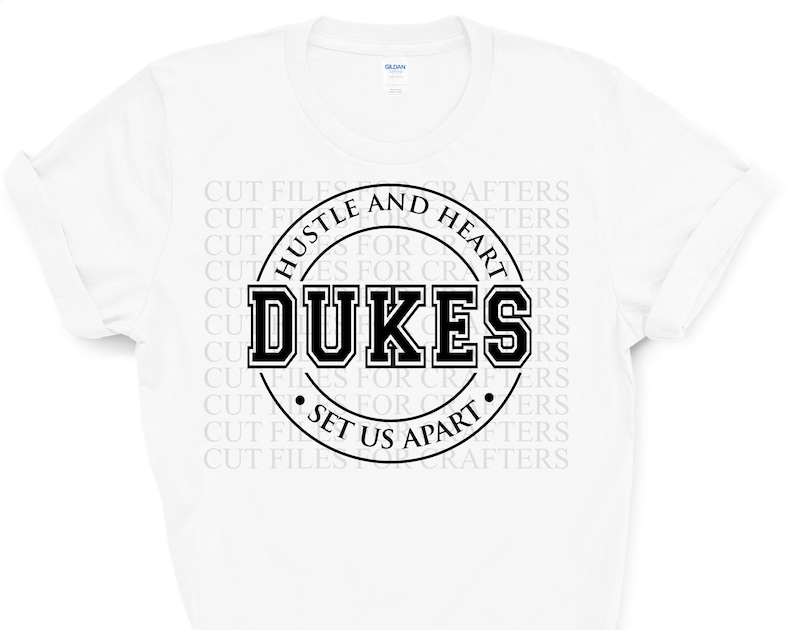Download Dukes Hustle and Heart Set Us Apart Svg Dukes Svg | Etsy