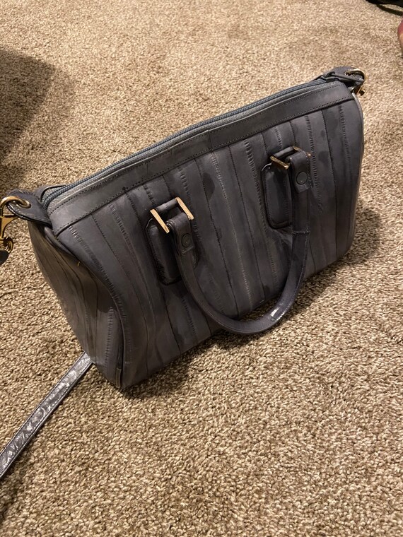 Rare Grey Eel Skin Purse