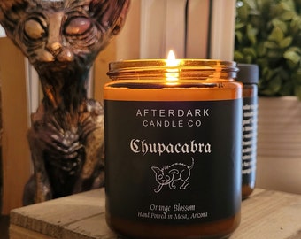 Chupacabra Story Candle - Orange Blossom - Afterdark Candle Co - Soy