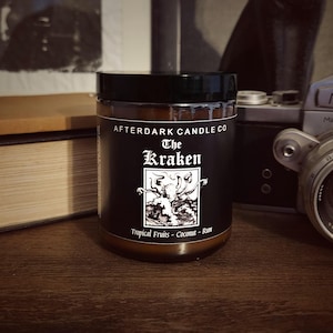 Kraken Candle | Candles with a Story | History Candle | Afterdark Candle Co