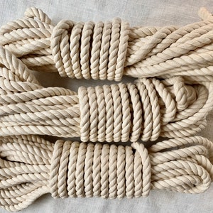 1 metres/5 metres ,12 mm macrame cord,12mm macrame rope,twisted cotton rope,% 100 cotton.