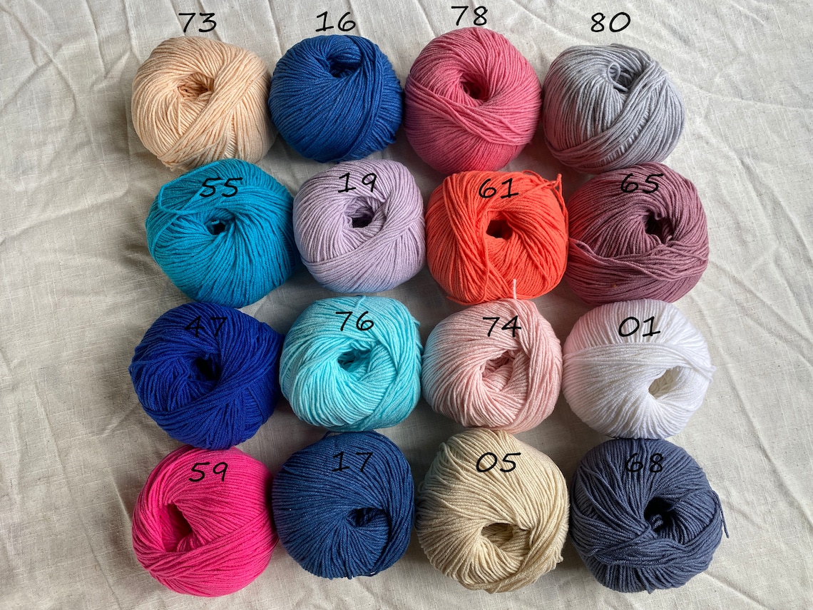 Amigurumi Yarn Amigurumi Cotton Yarn Soft Yarnbaby Etsy