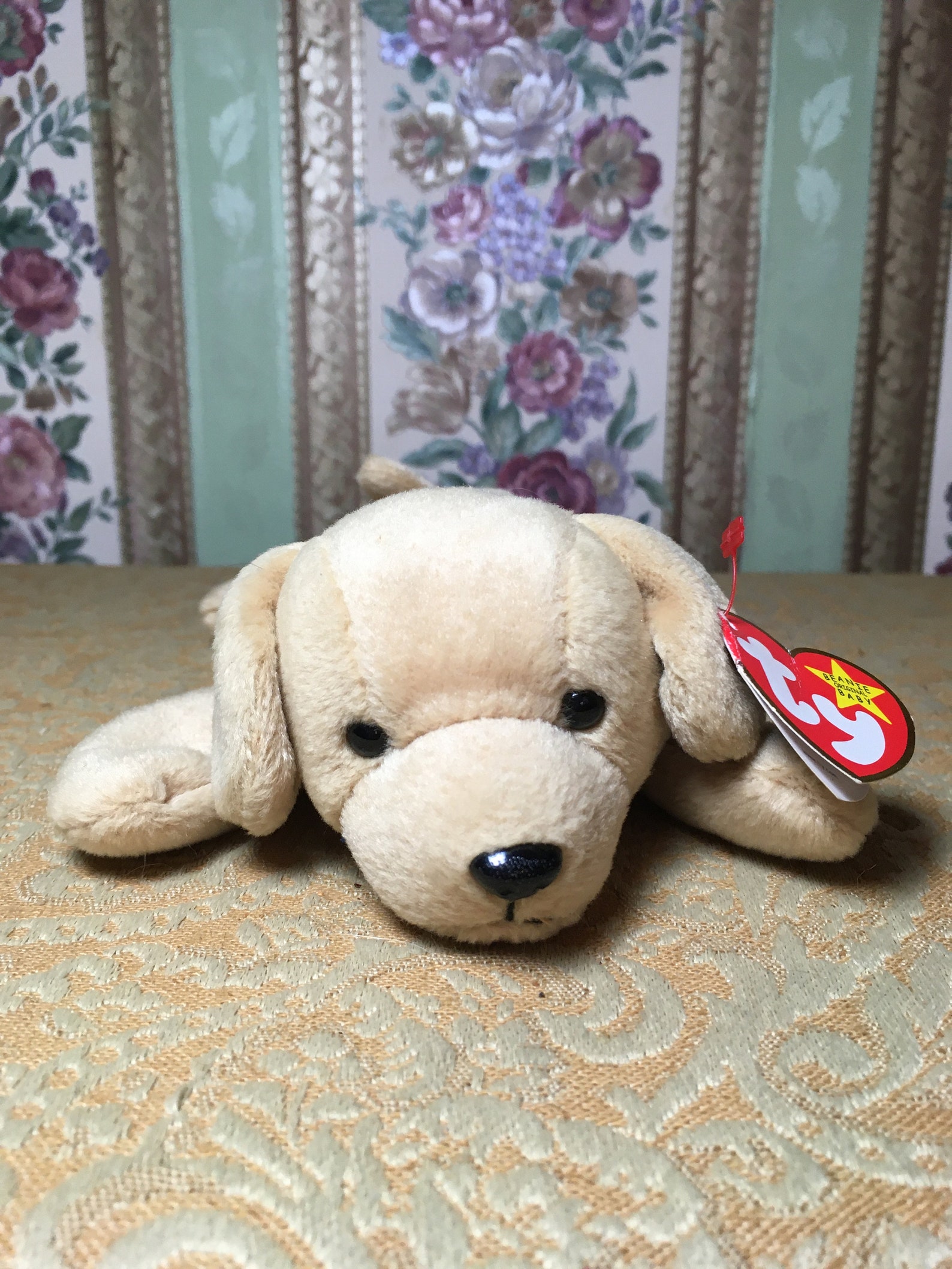 Fetch beanie baby golden retriever with tag 1997 good Etsy