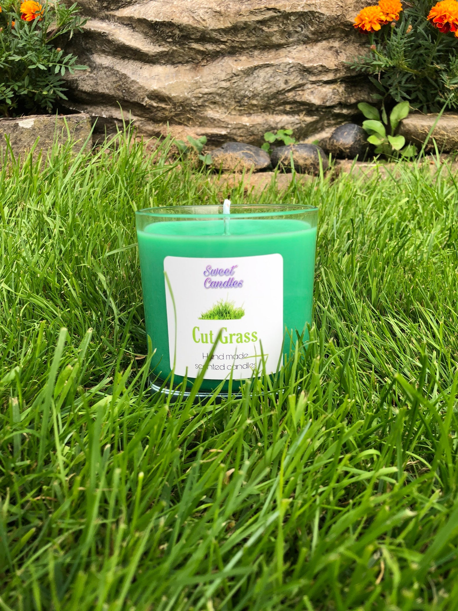 Cut Grass Scented Candle 220g Etsy