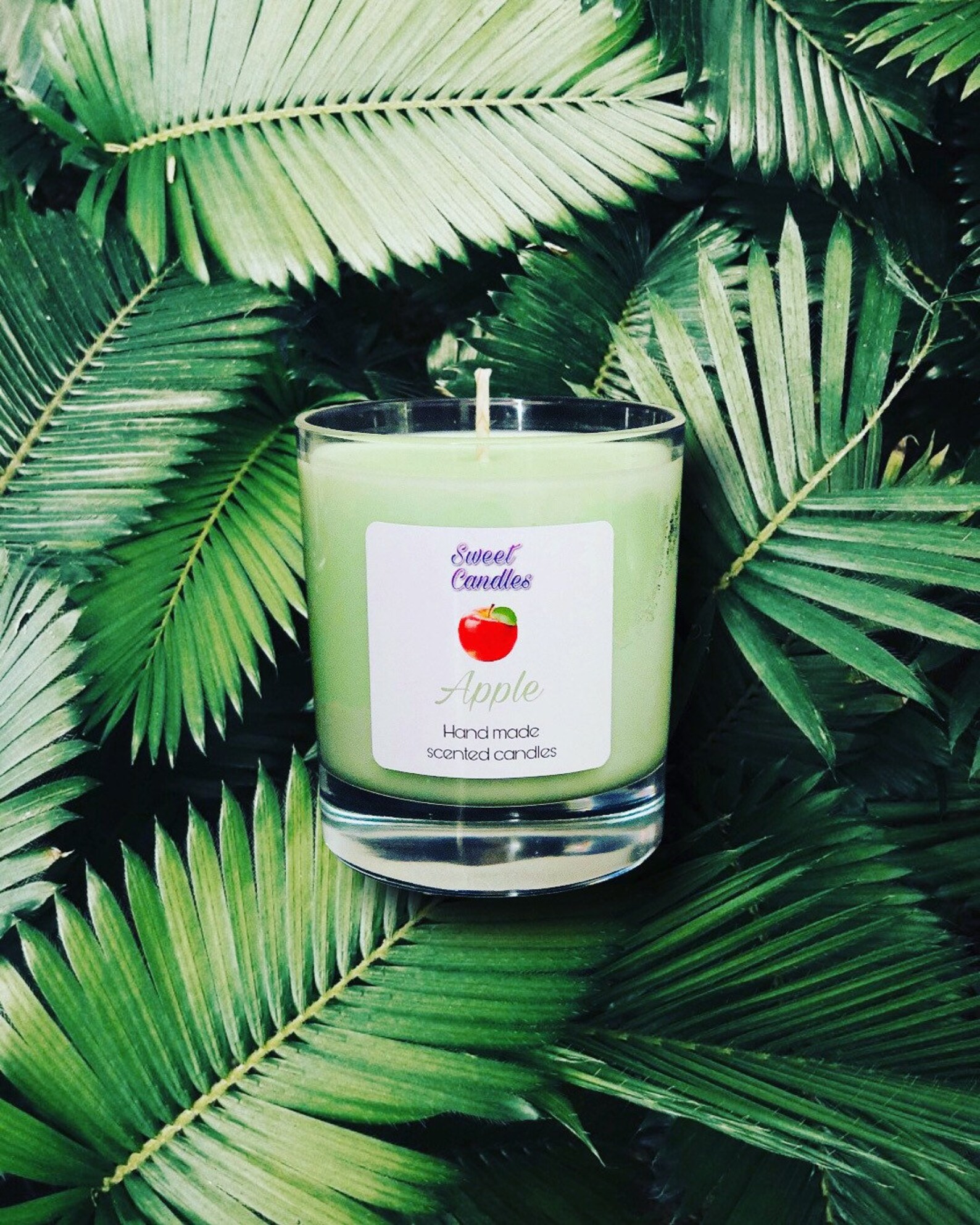 Apple Scented Candle 220g Etsy UK
