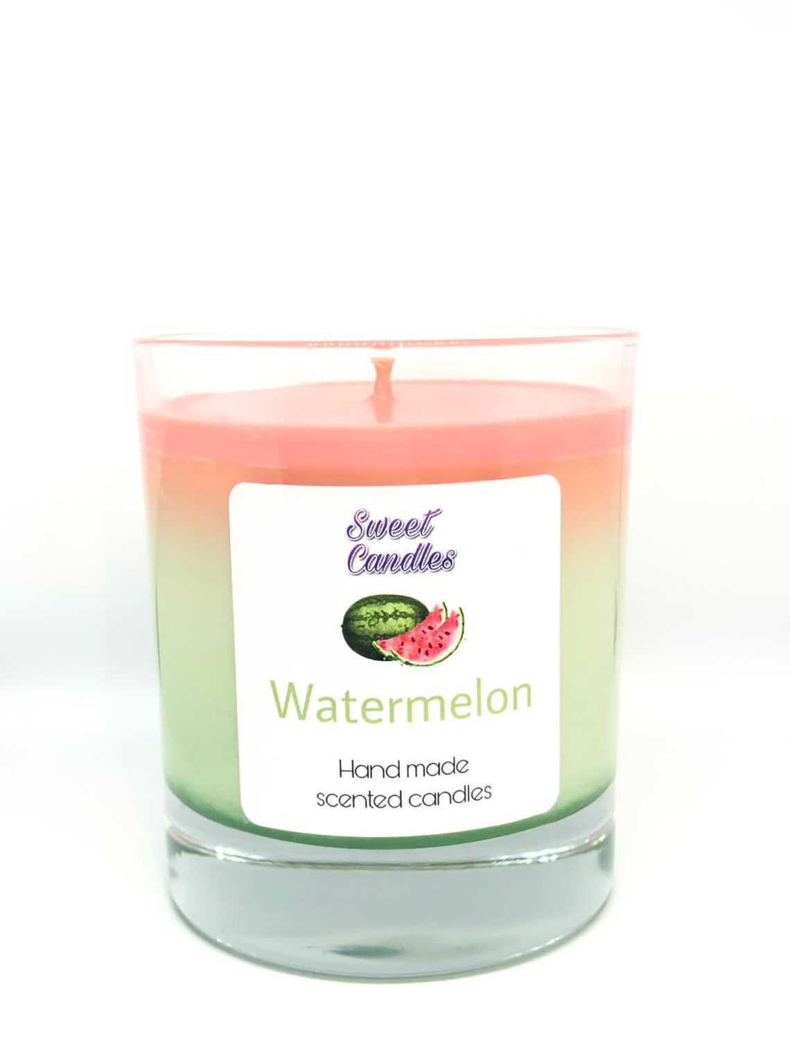 Watermelon Scented Candle 220g Etsy
