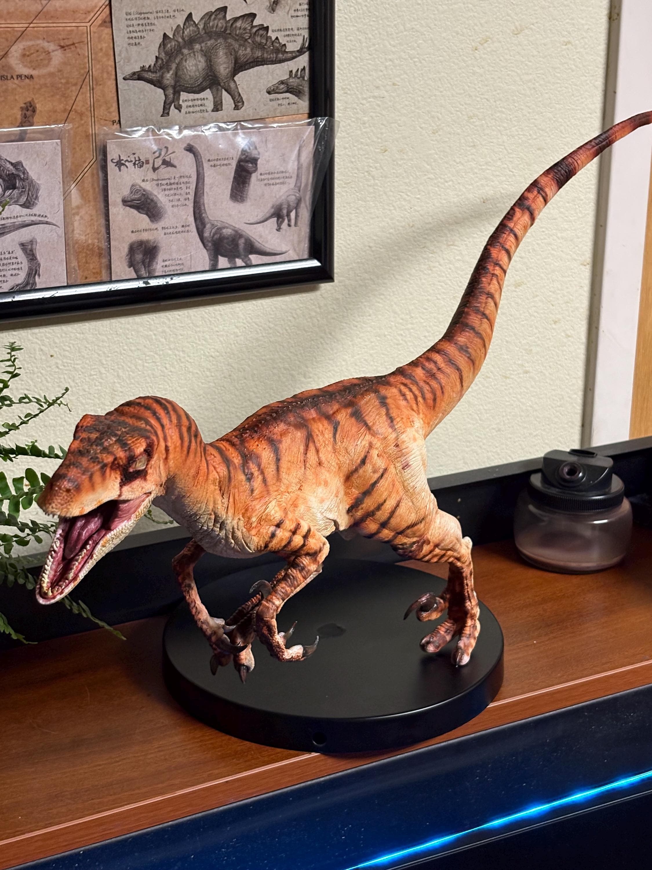 Jurassic Park Velociraptor Custom 1/5 - Etsy