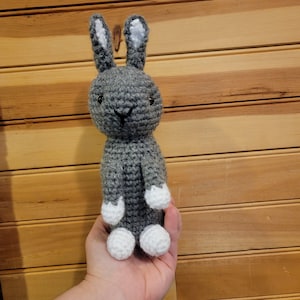 Crochet Standing Bunny Pattern- DIGITAL DOWNLOAD