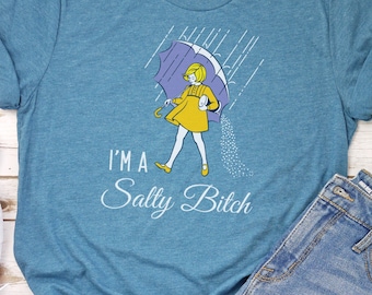 I'm A Salty Bitch // Sassy Shirt // Unisex // Manga corta // Salt Girl // Sprinkles, artículo 10014