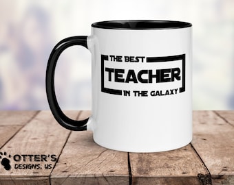 The best teacher in the galaxy Coffee Mug, Great teacher gift, Teaching, Item 1003