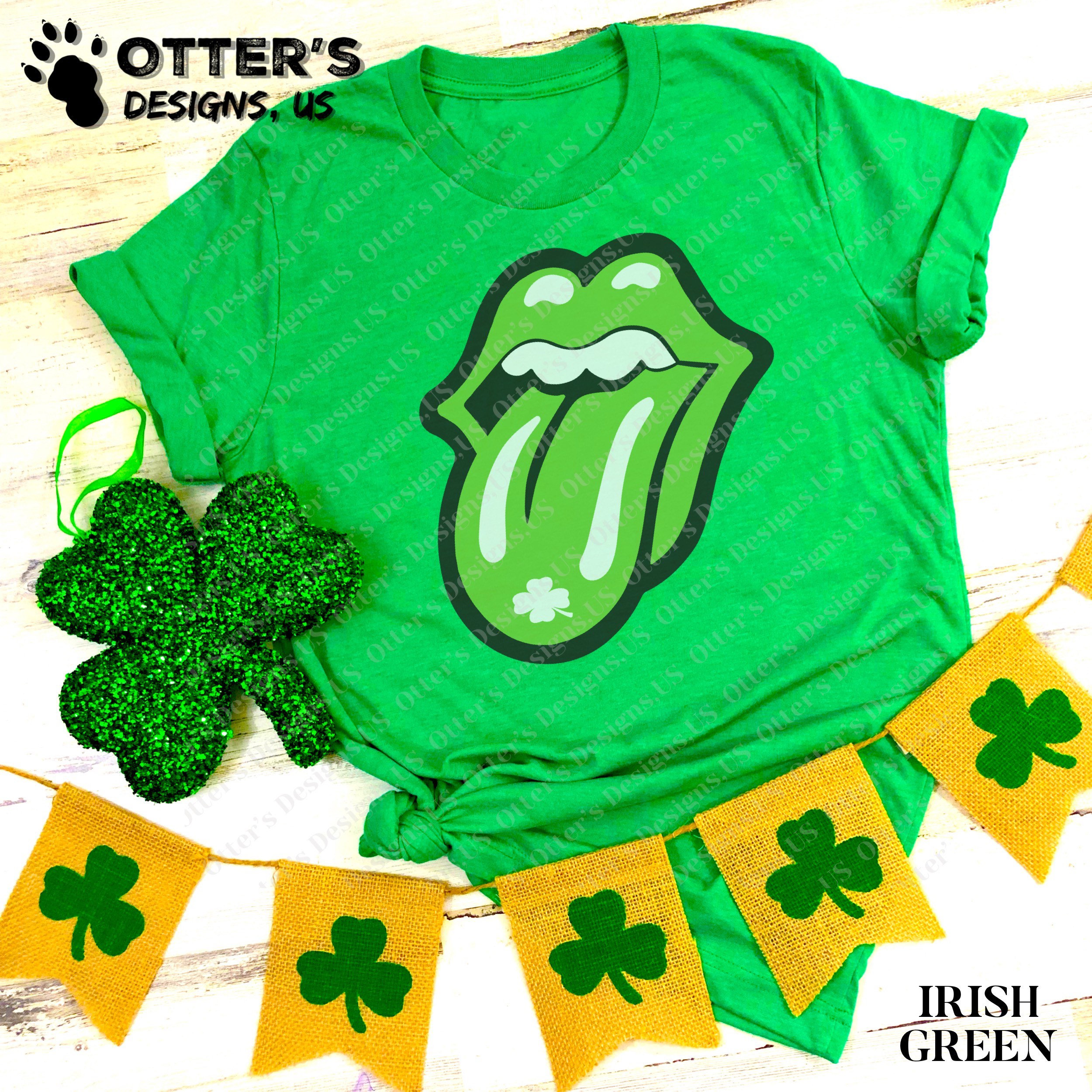 St. Patricks Lips and Tongue II Cute St 