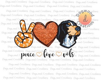 Free Free Peace Love Vols Svg 755 SVG PNG EPS DXF File