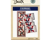 Pattern Fireworks Table runner and Placemats Uses the Basix Template
