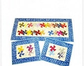 Charmed Twister Table Runner Placemats Pattern by Amy 39 s Wagon Wheel Creations