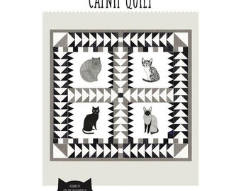 Catnip Quilt Pattern designed by Stacie Bloomfield for Gingiber