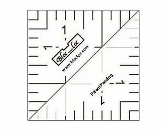 Clearly Perfect Slotted Trimmers Half-square Triangle Rulers 