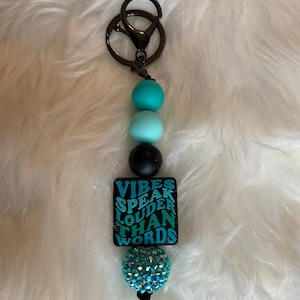 Teal Keychain, Turquoise Keychain, Mother’s Day Gift
