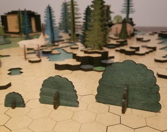 Tabletop Bushes Miniature