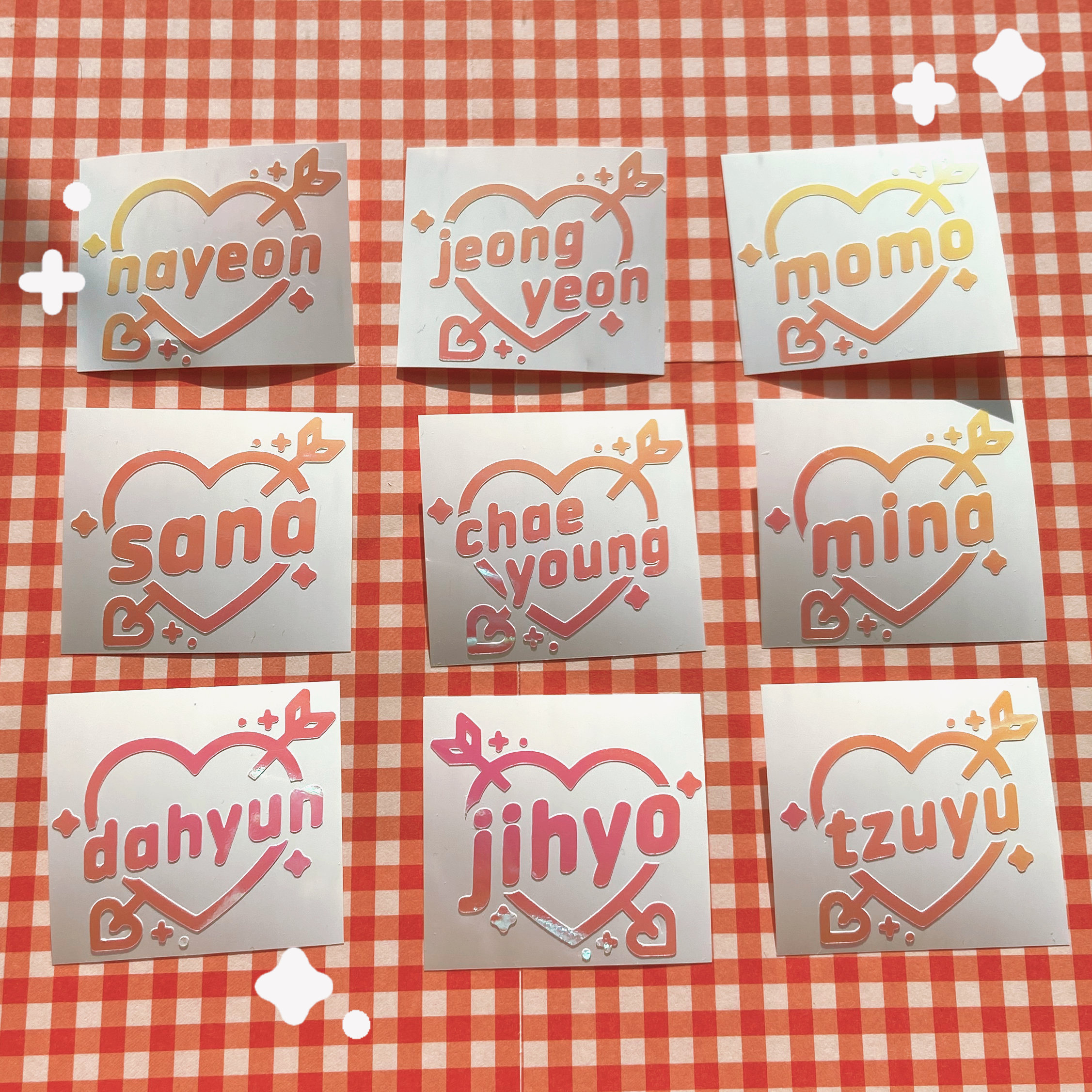 Twice K Pop Kpop Holo Decal Vinyl Lightstick Sticker Etsy Hong Kong