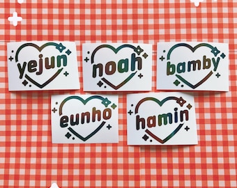 Plave K-Pop Kpop Holo Decal Vinyl Lightstick Sticker