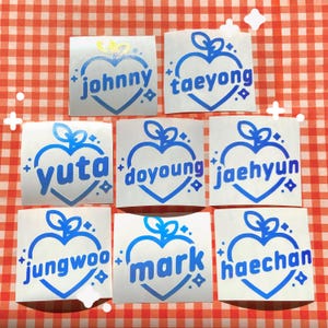 NCT 127 K-Pop Kpop Holo Decal Vinyl Lightstick Sticker