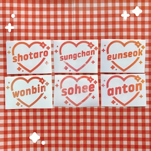 Riize K-Pop Kpop Holo Decal Vinyl Lightstick Sticker