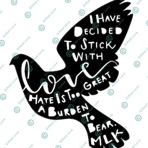 Black History Month, MLK, BLM, Black Lives Matter vinyl decal, sticker for wall, car, laptop.