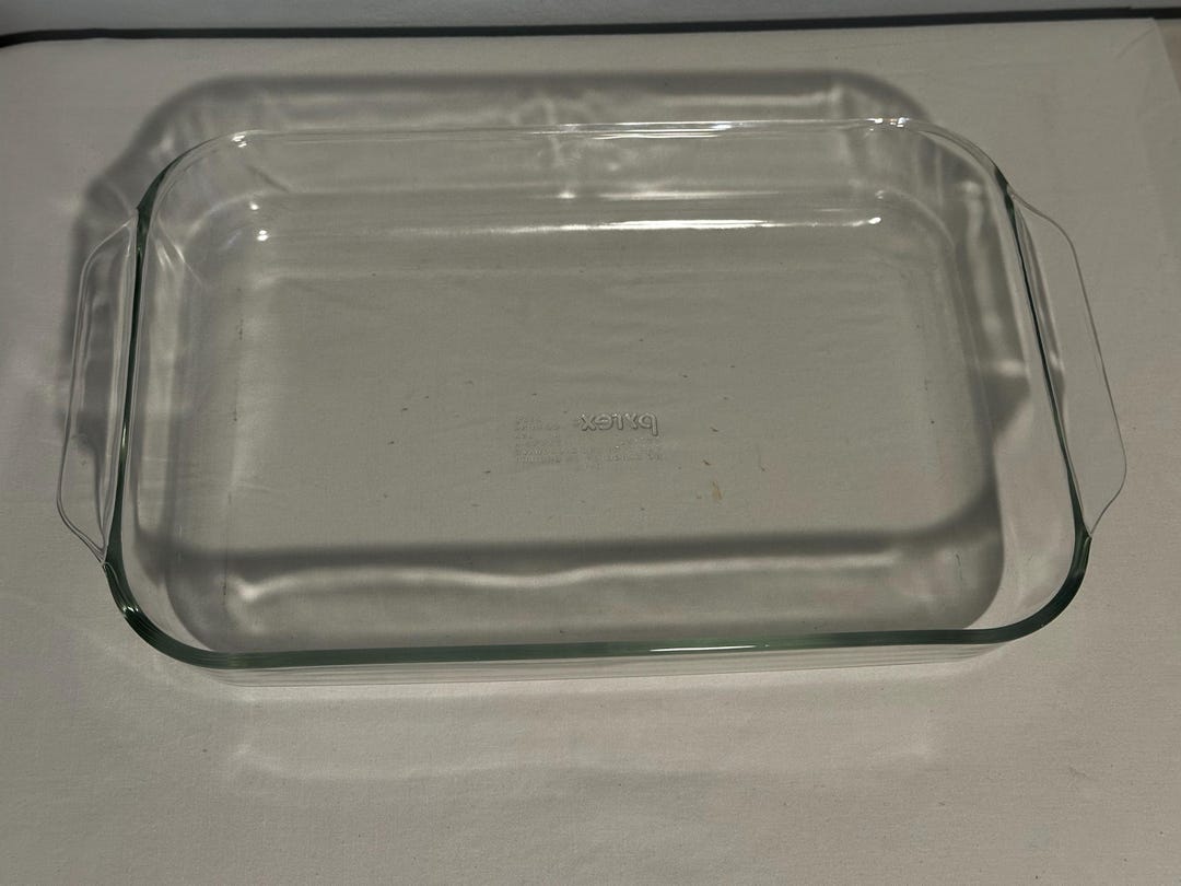 Vintage Large Clear 3 QT 3 L Pyrex Corning R-10 233-R Glass Ovenware ...