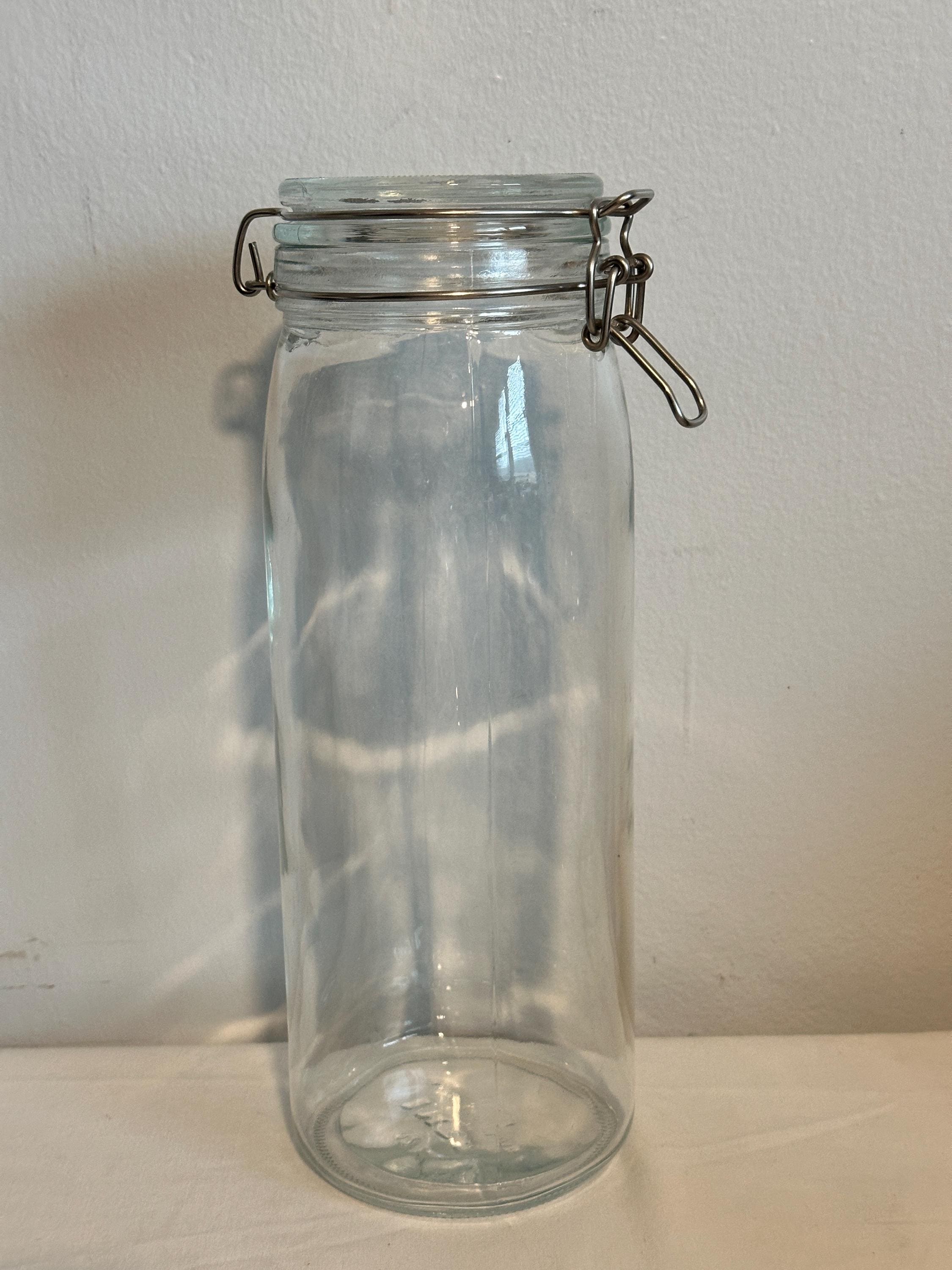 Glass Jars With Hinged Lid - Etsy