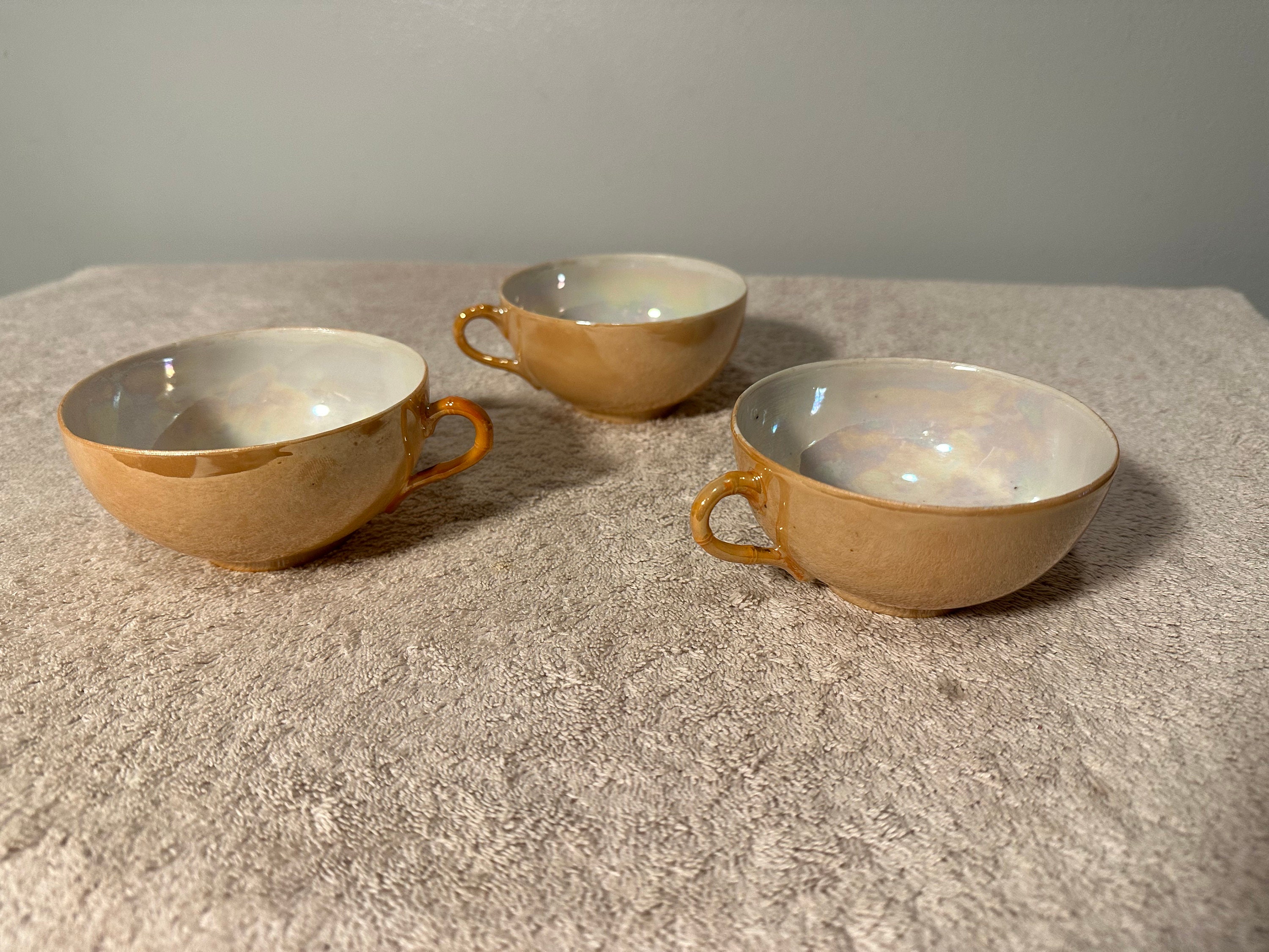 3 Piece Vintage Floral Porcelain Tea Cup Set Perfect For - Temu